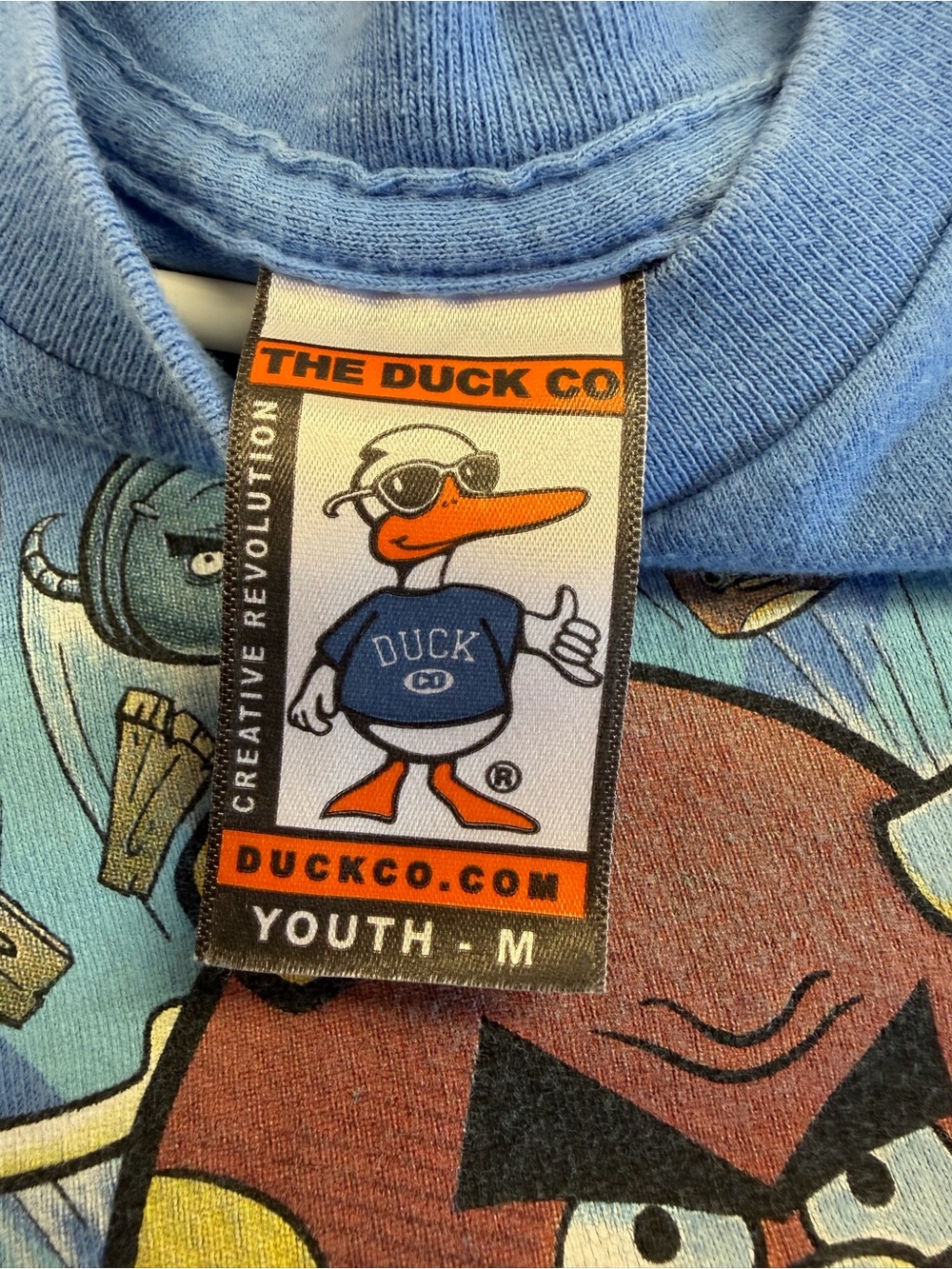 “Angry Bulls” Youth Blue Graphic Tee